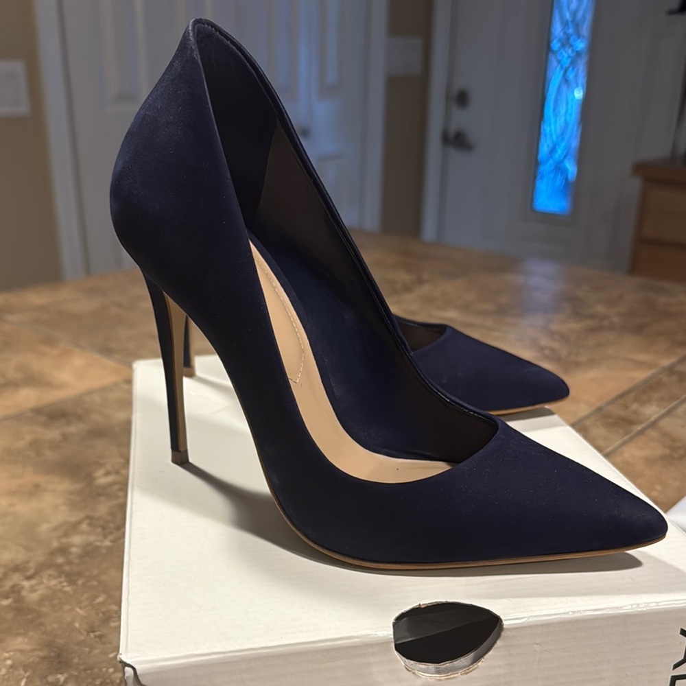 Aldo Dark Blue Pointed Heels